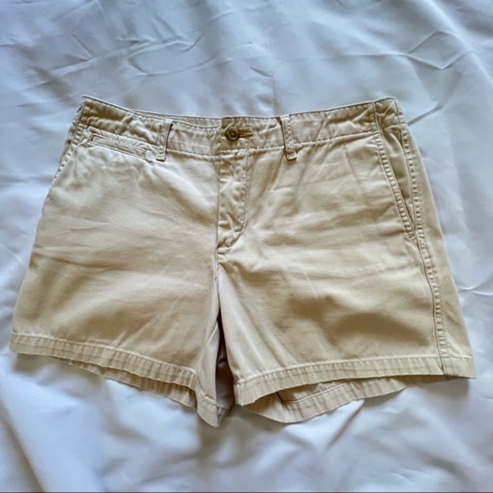 Banana Republic Cotton Shorts Khaki Size 6❤️